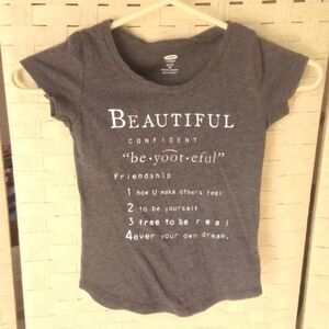 Girls Old Navy BEAUTIFUL Shirt Size XS/TP (5)